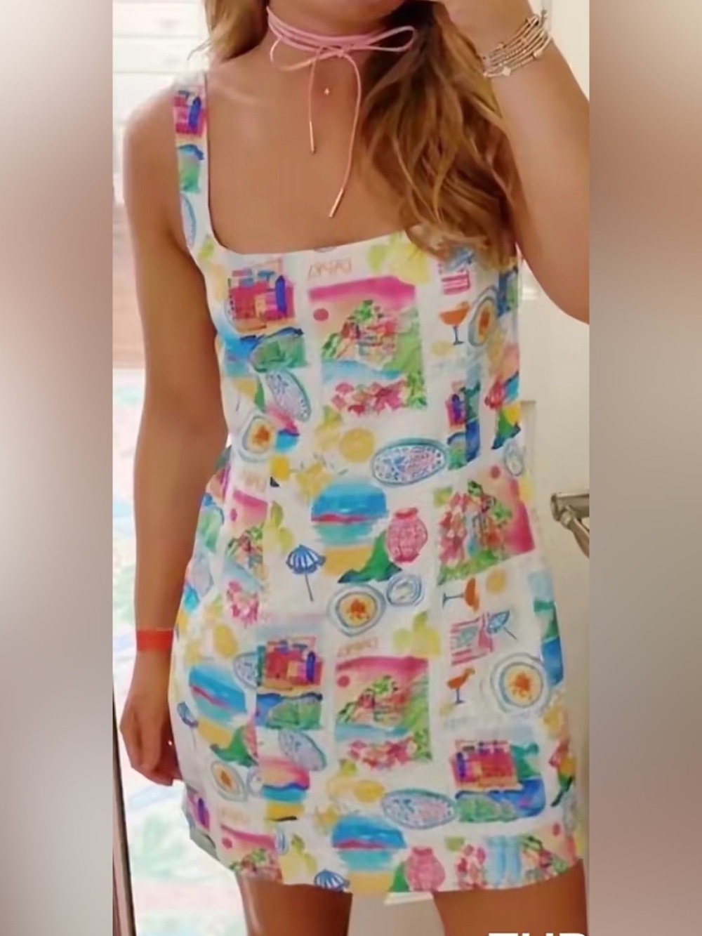 Show Me Your MuMu steph mini dress amalfi coast - Picture 3 of 3